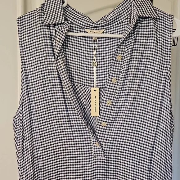 NWT Max Studio High Low Tunic Dress (Size Medium) - Picture 2 of 8